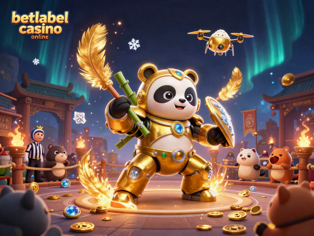 Engage in thrilling gameplay at betlabel casino online with innovative 3D representation of exciting robot battles and lively environments.