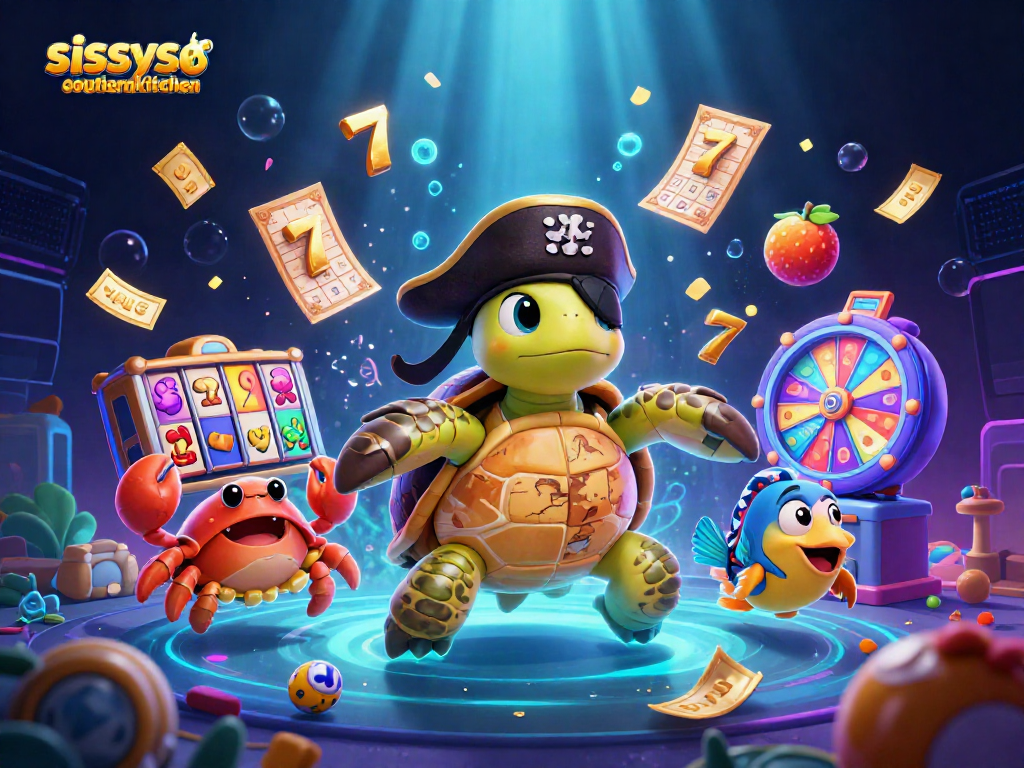Sissyssouthernkitchen boosts excitement with slot reels and colorful jackpot treasures!